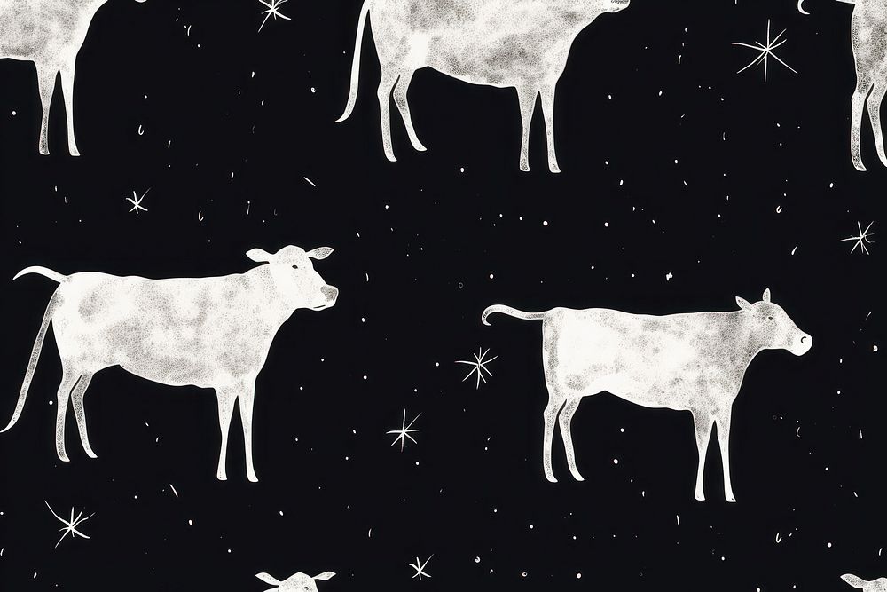 Cow pattern backgrounds livestock animal. AI generated Image by rawpixel.