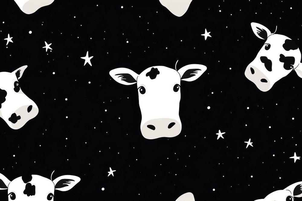 Cow print cow backgrounds livestock. AI generated Image by rawpixel.