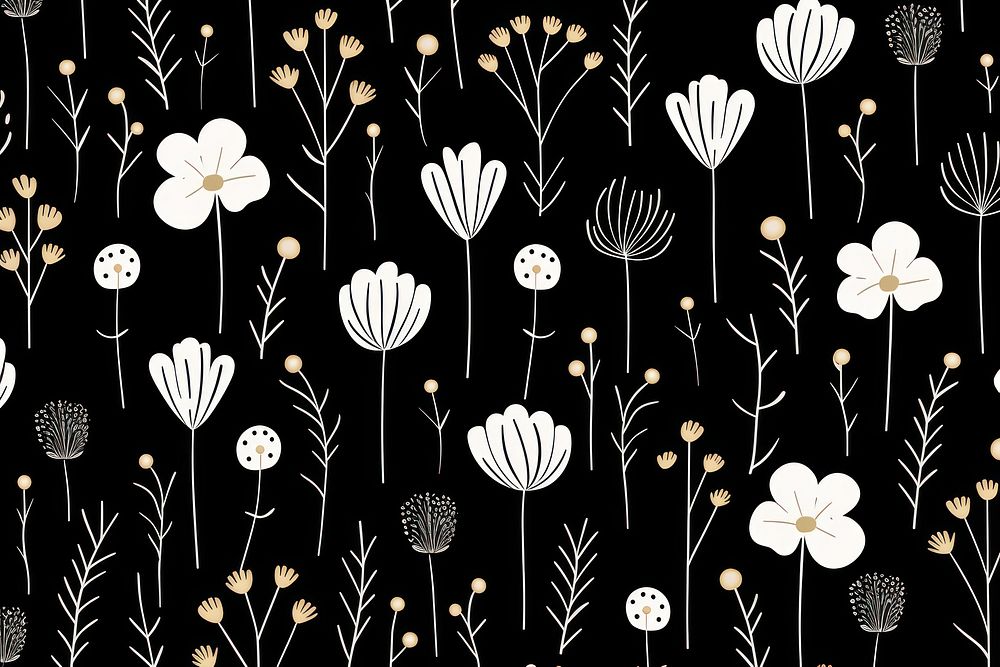 Florals backgrounds pattern flower. AI generated Image by rawpixel.