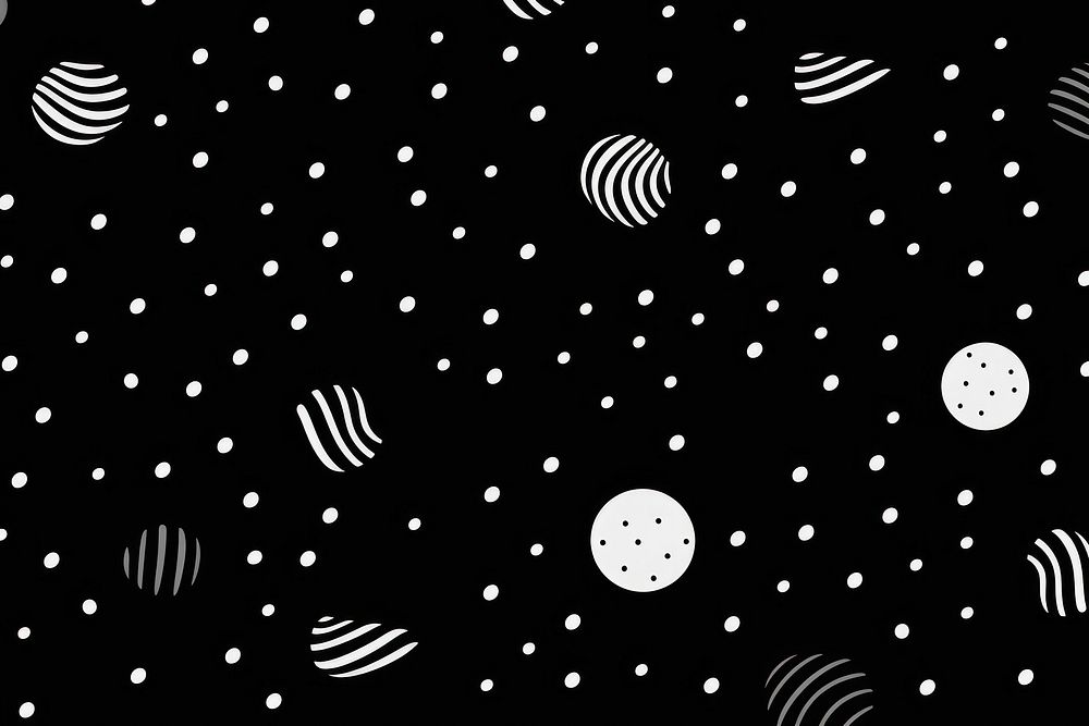 Polka dot backgrounds pattern black. AI generated Image by rawpixel.