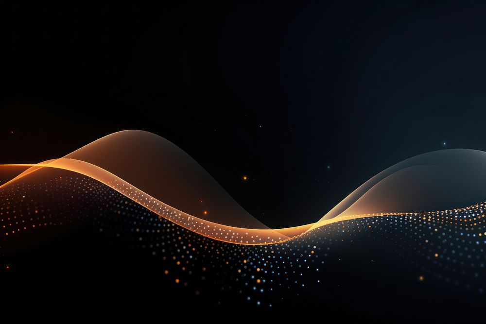 Dot wave backgrounds futuristic abstract. AI generated Image by rawpixel.