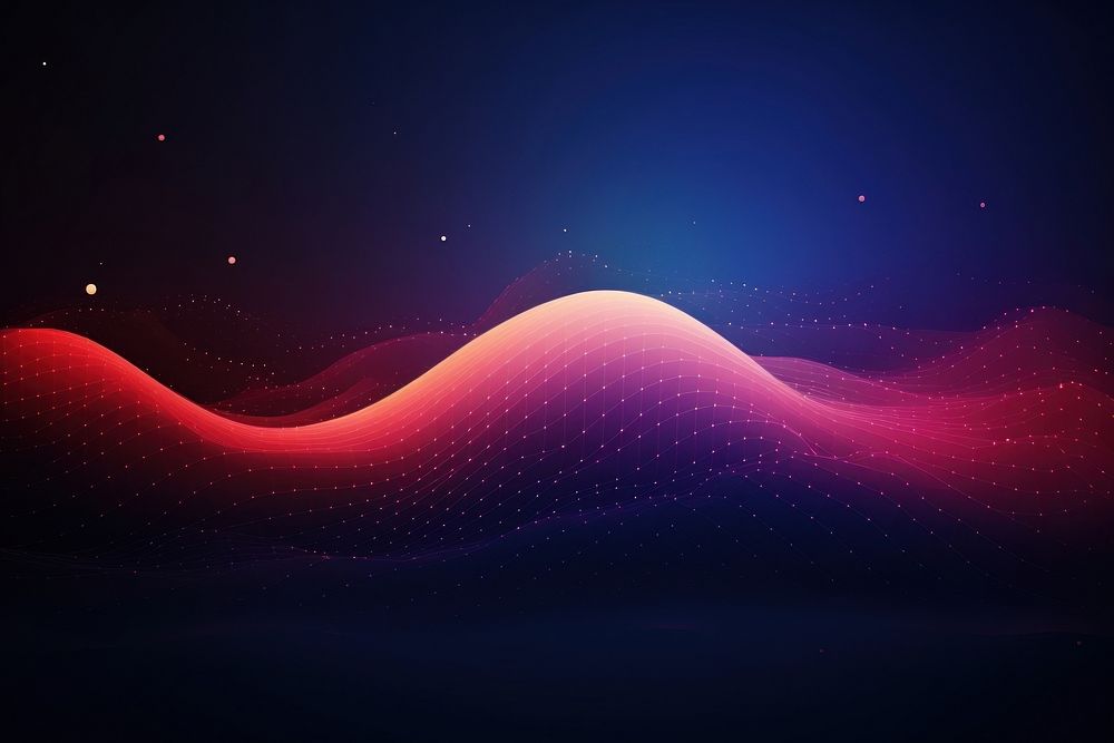 Muti dots wave backgrounds futuristic abstract. AI generated Image by rawpixel.