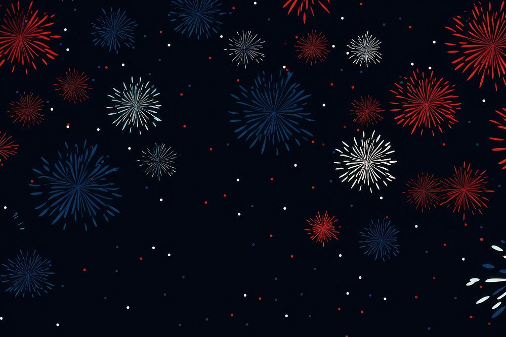 Fireworks backgrounds pattern night. AI generated Image by rawpixel.
