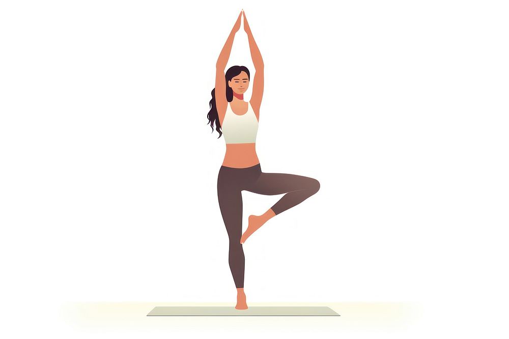 Yoga yoga sports adult. AI generated Image by rawpixel.