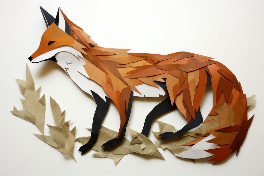 Fox animal mammal representation. AI generated Image by rawpixel.