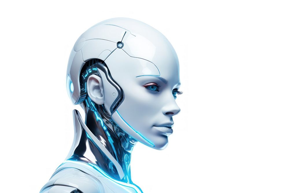 Robotics adult futuristic technology. AI generated Image by rawpixel.