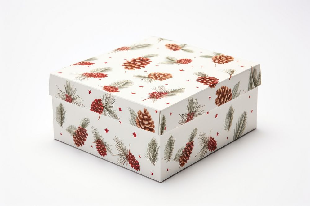 Christmas pattern box christmas paper. AI generated Image by rawpixel.