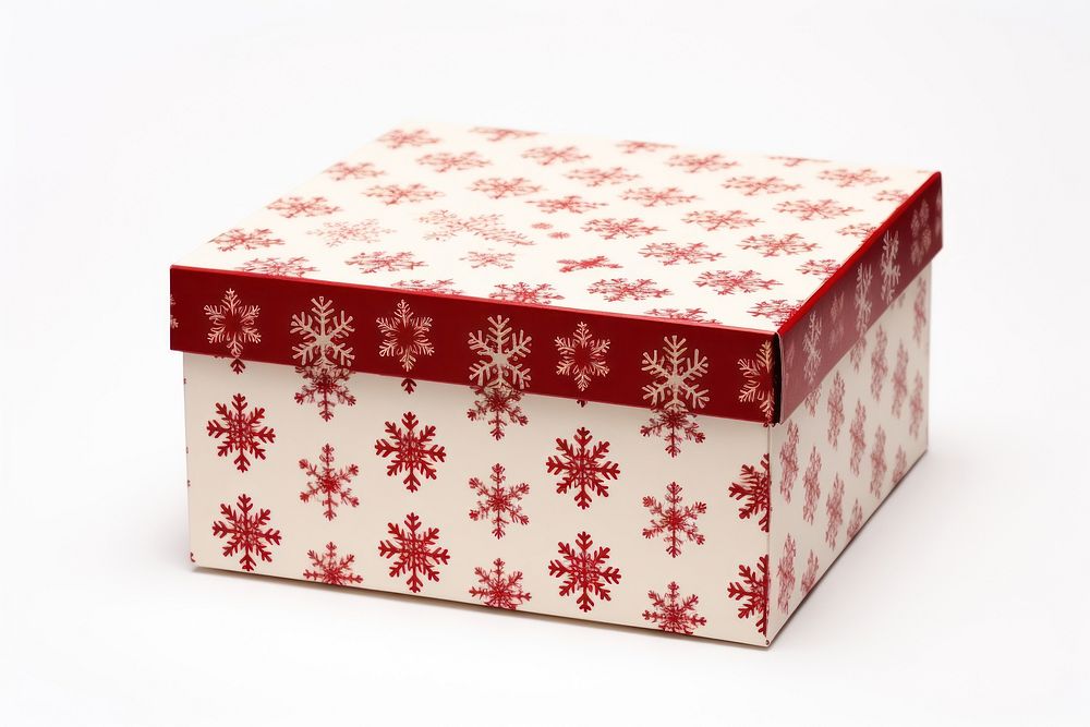 Christmas pattern box christmas carton. AI generated Image by rawpixel.