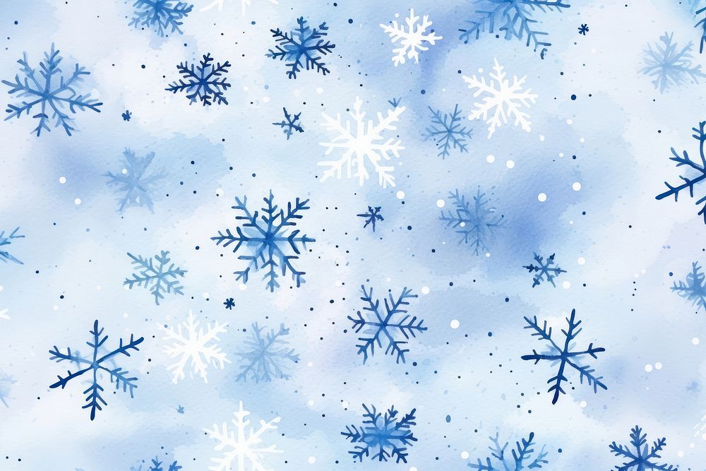 Snow snowflake pattern backgrounds. AI generated Image by rawpixel.
