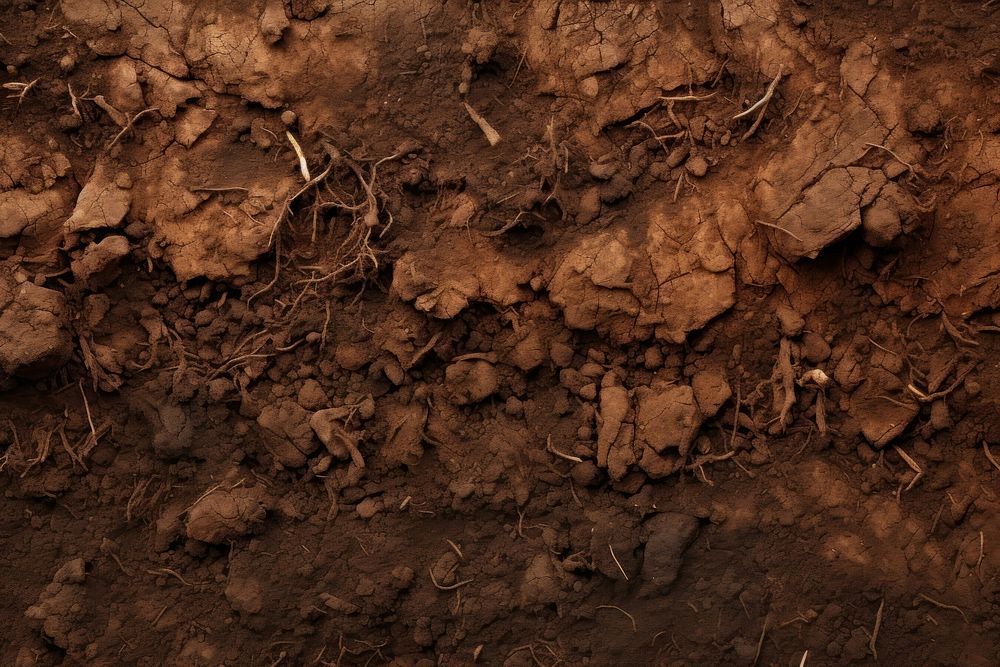 Soil texture outdoors nature backgrounds. AI generated Image by rawpixel.