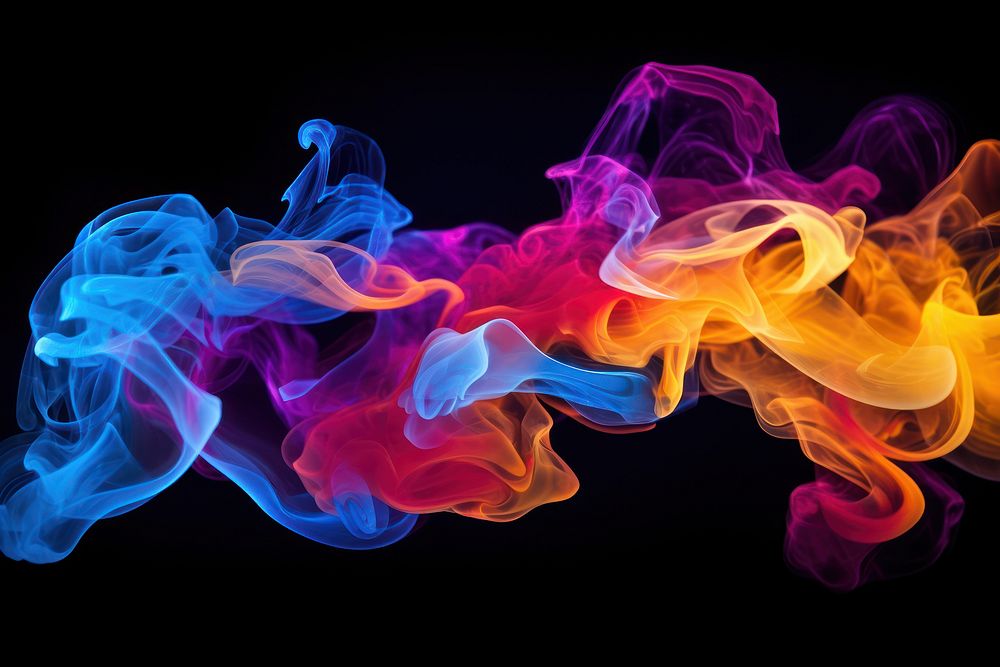 Colored smoke backgrounds creativity complexity. AI generated Image by rawpixel.