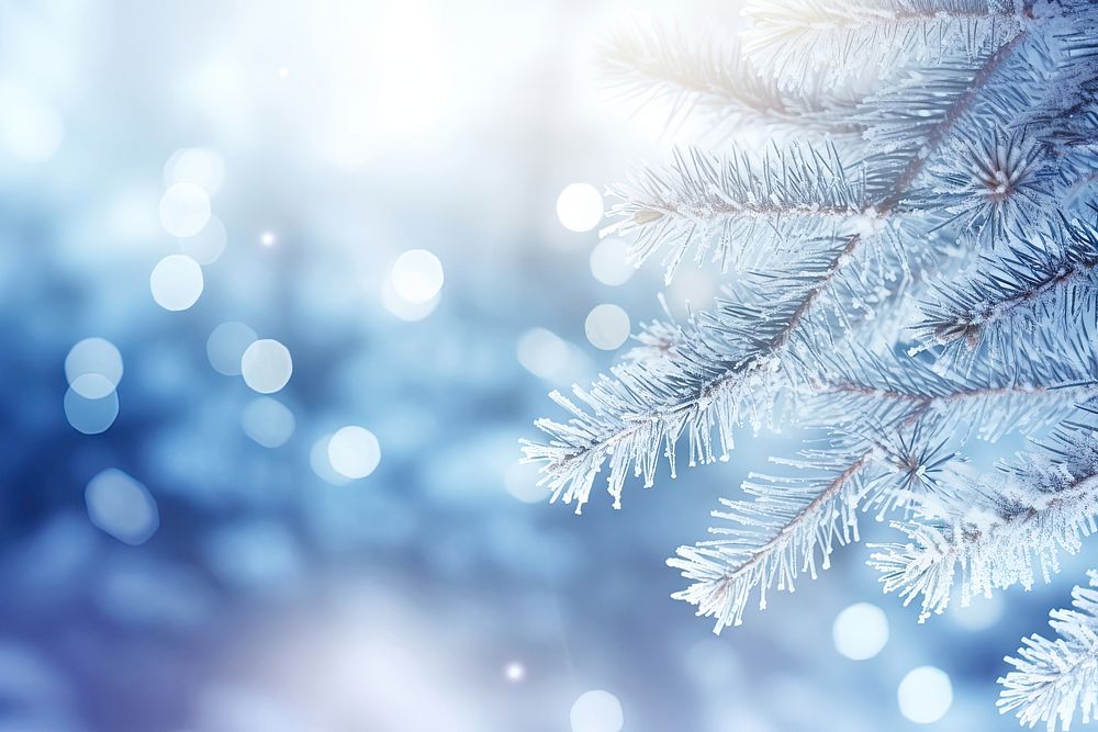 Frost snow backgrounds christmas. AI generated Image by rawpixel.