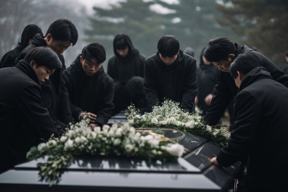 Grief funeral adult spirituality. AI generated Image by rawpixel.