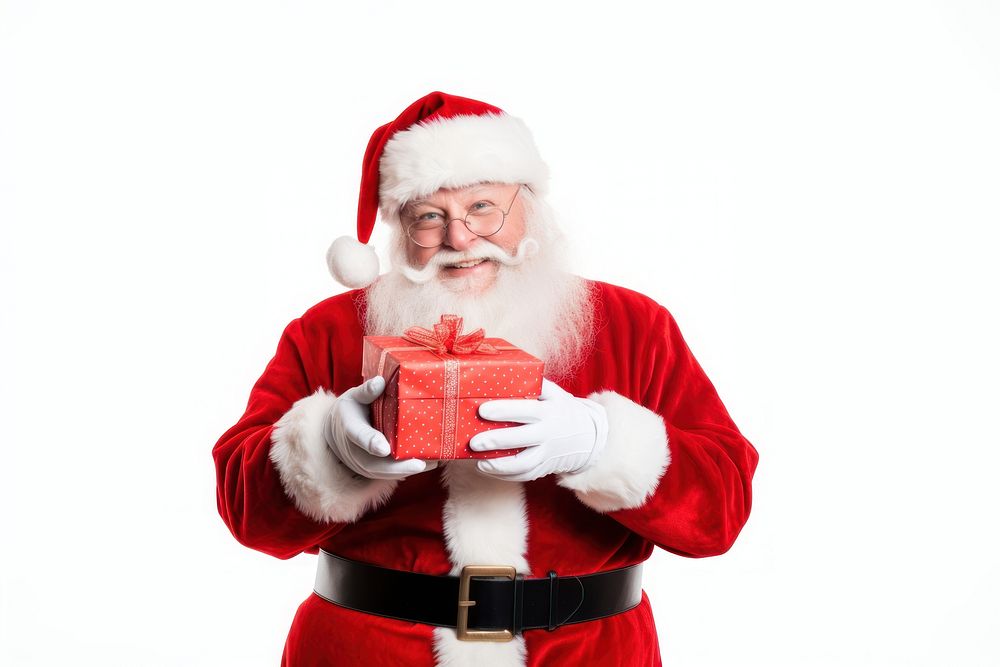Santa christmas holding adult. AI generated Image by rawpixel.