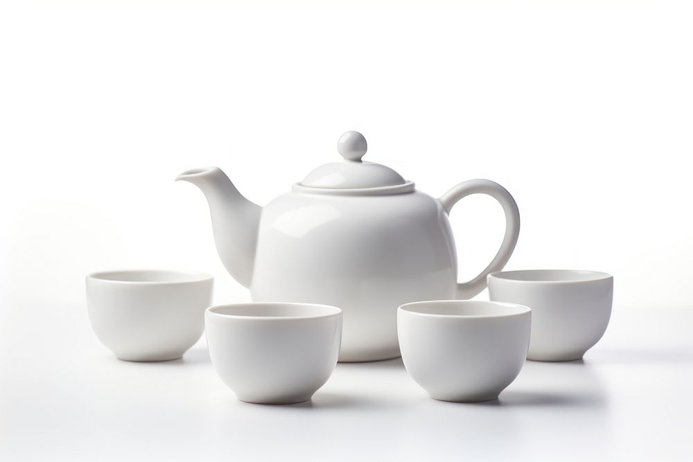 Chinese Teapot Set teapot porcelain pottery. AI generated Image by rawpixel.