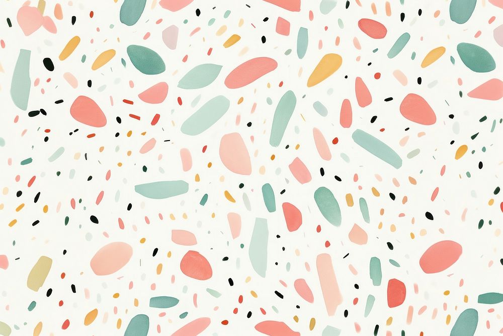 Terrazzo pastel pattern confetti paper. AI generated Image by rawpixel.