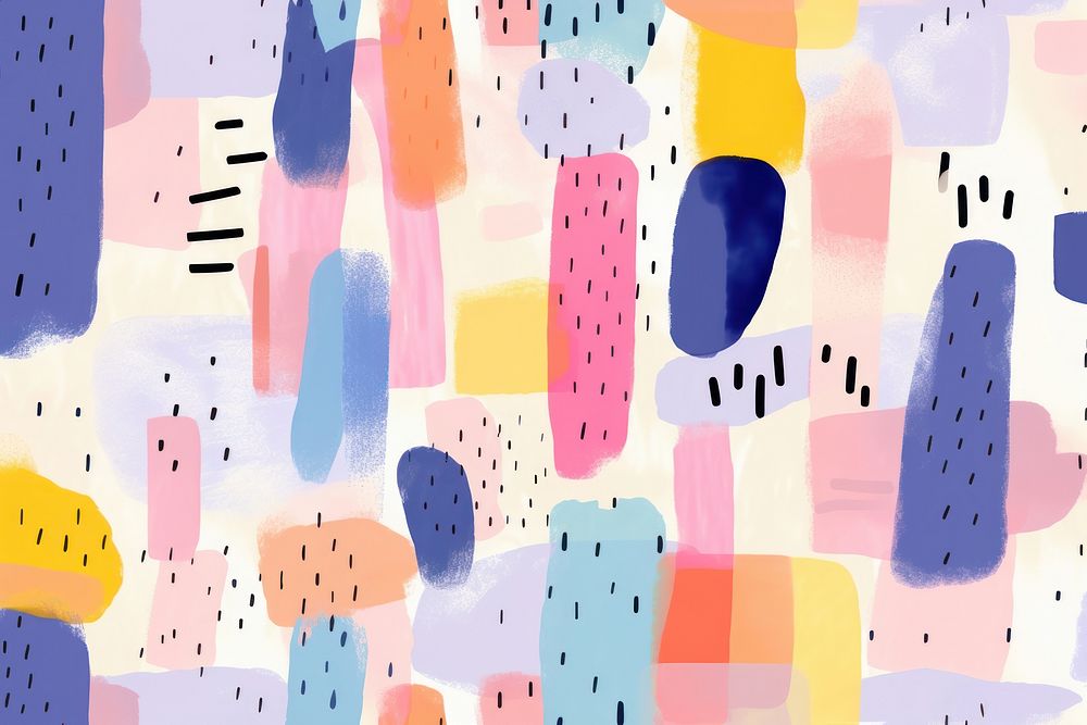 Abstrat pastel pattern painting art | Free Photo Illustration - rawpixel