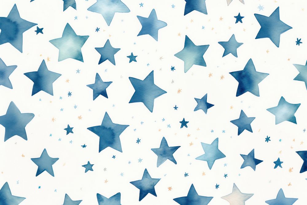 Star pattern backgrounds repetition. AI generated Image by rawpixel.