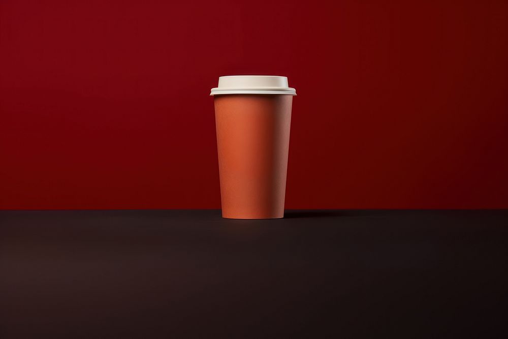 Cup coffee drink red. AI generated Image by rawpixel.