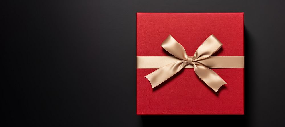Gift present box red. AI generated Image by rawpixel.