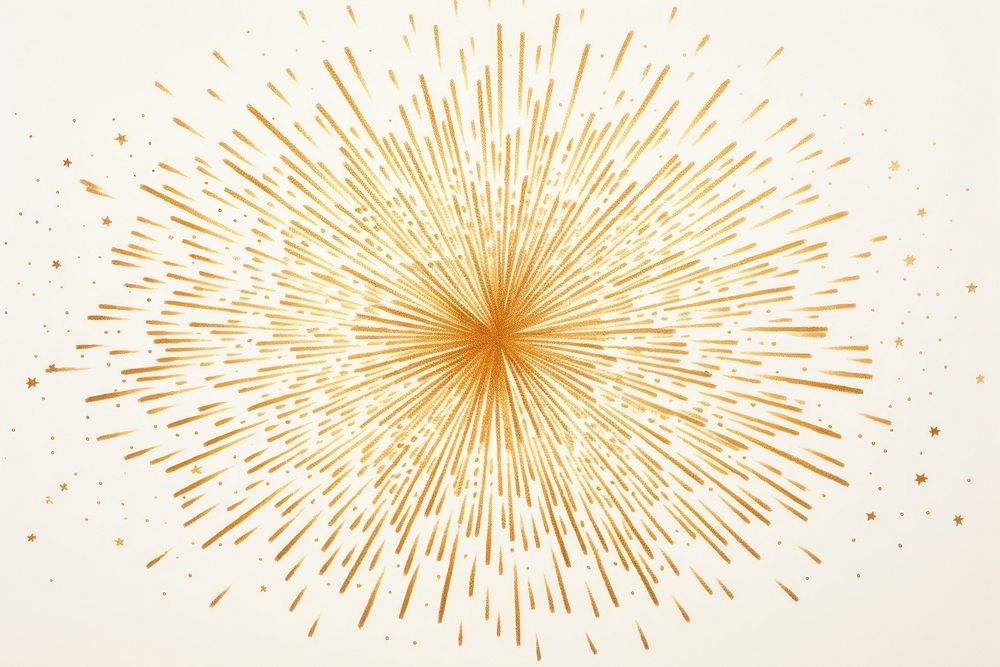 Fireworks gold art backgrounds. AI generated Image by rawpixel.