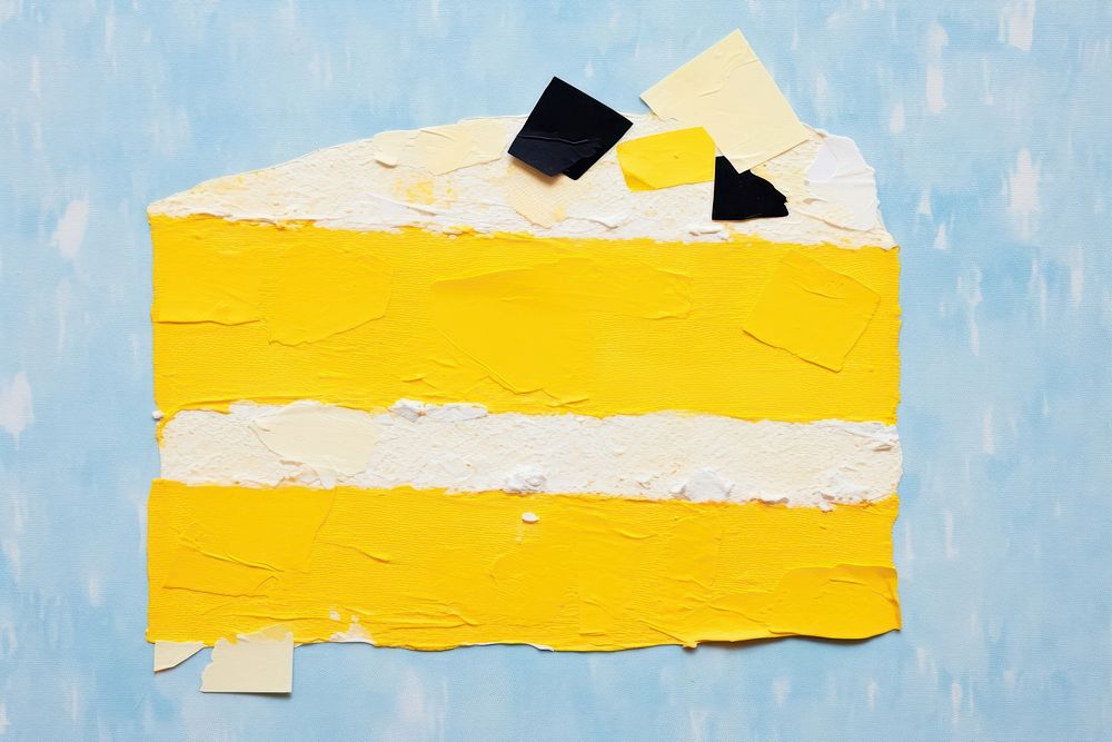 Yellow butter cake backgrounds paper textured. AI generated Image by rawpixel.