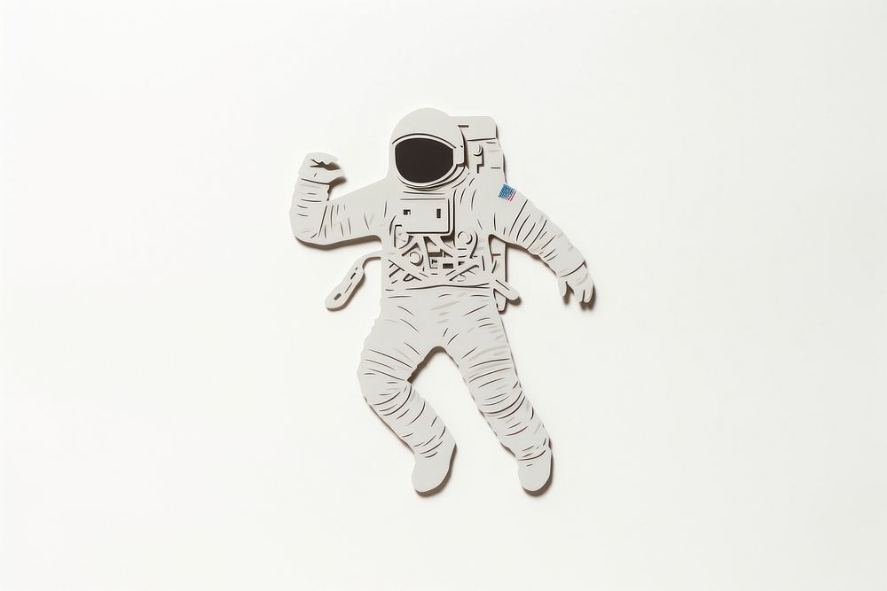 Astronaut astronaut white background astronomy. AI generated Image by rawpixel.