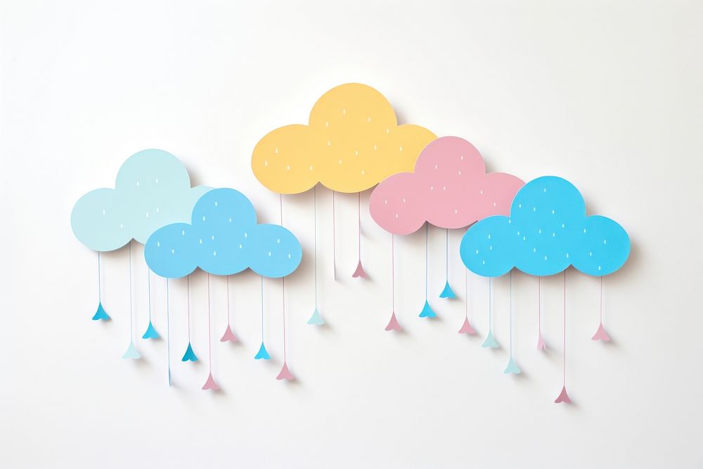 Cloud paper creativity decoration. AI generated Image by rawpixel.