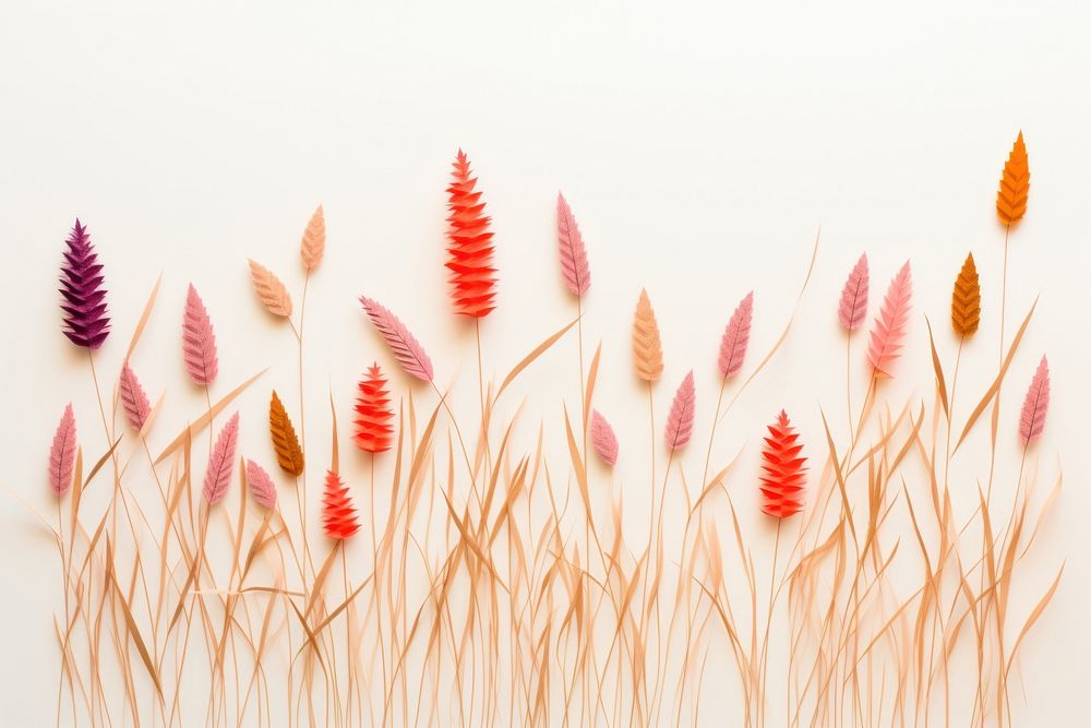 Grass flower plant tranquility. AI generated Image by rawpixel.