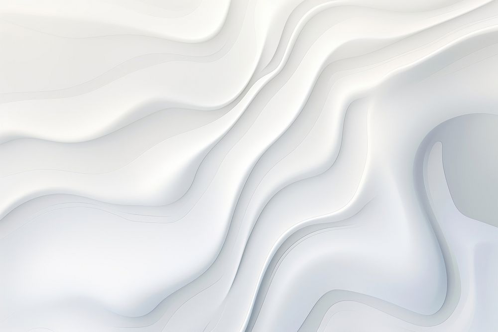 Geometric fluid shapes white backgrounds abstract. AI generated Image by rawpixel.