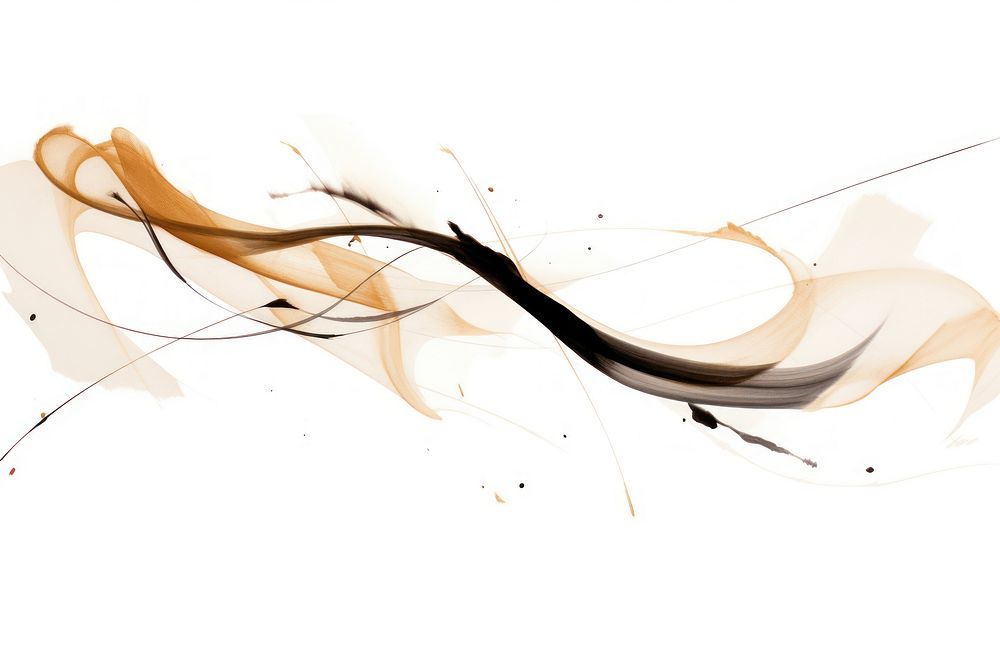 Coffee abstract pattern drawing. AI generated Image by rawpixel.