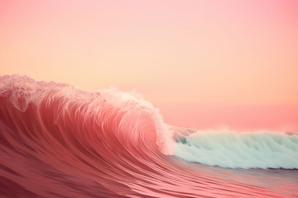 Sea wave outdoors nature ocean. AI generated Image by rawpixel.