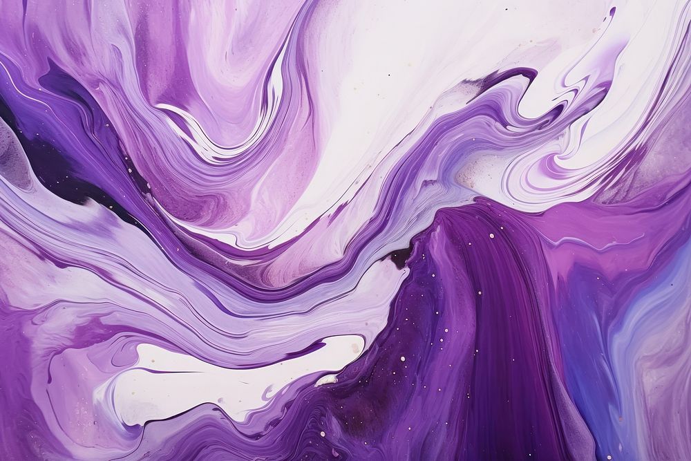 Purple and white acrylic abstract painting art. AI generated Image by rawpixel.