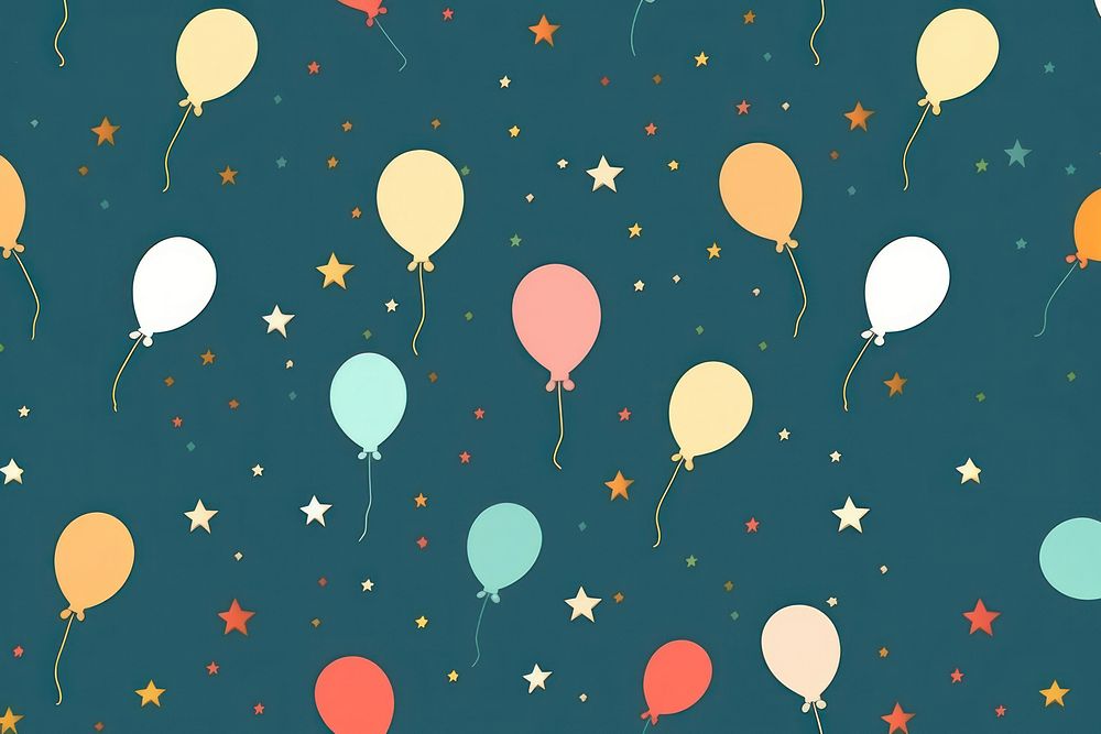 Birthday pattern backgrounds confetti. AI generated Image by rawpixel.