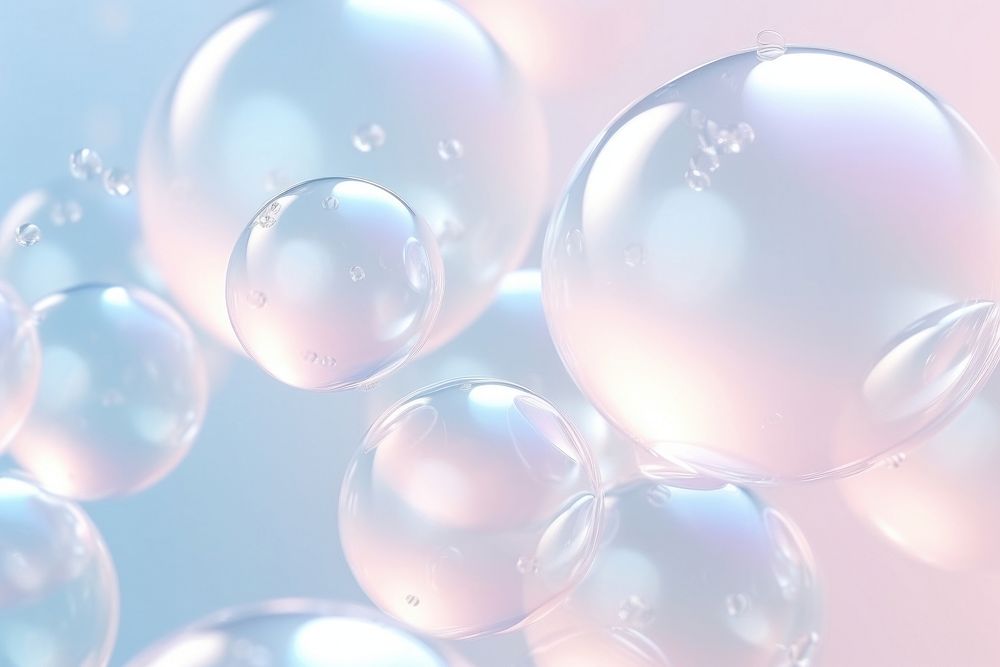 Bubbles sphere transparent lightweight. AI generated Image by rawpixel.