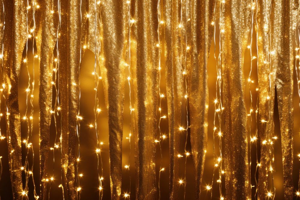 Gold garland backgrounds fireworks lighting. AI generated Image by rawpixel.