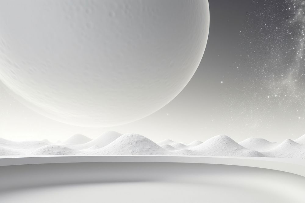 Empty space white nature tranquility. AI generated Image by rawpixel.
