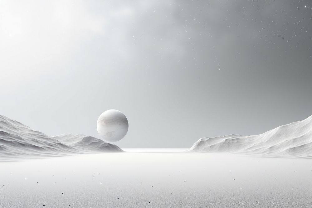 Empty space nature sphere night. AI generated Image by rawpixel.