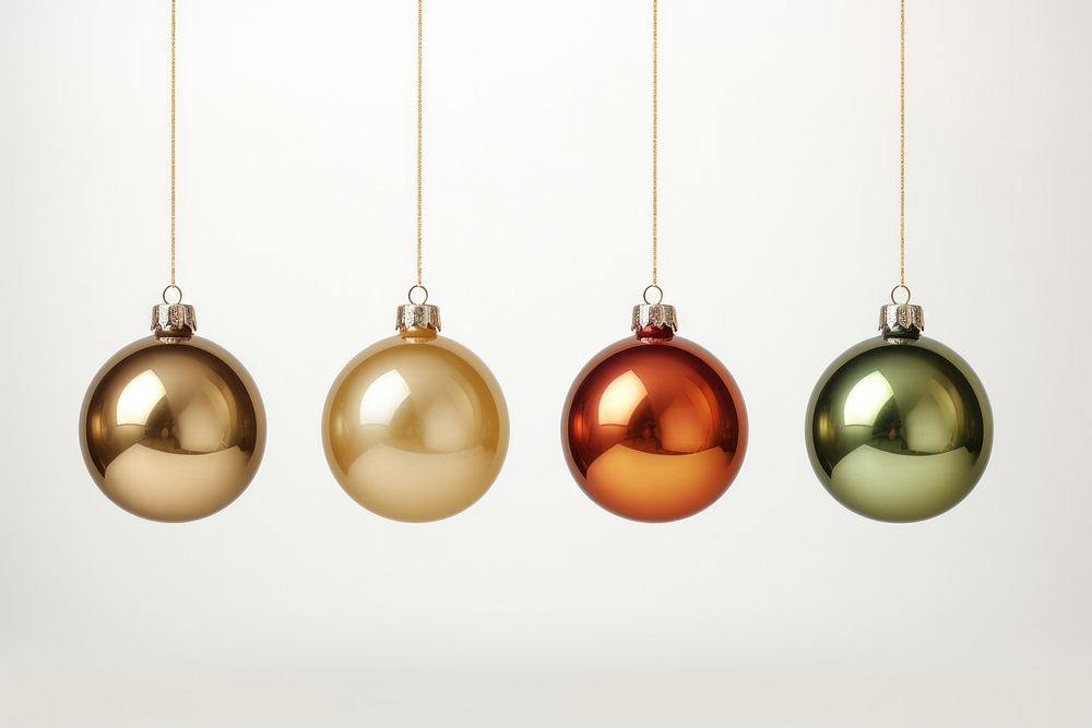 Christmas balls earring jewelry white background. AI generated Image by rawpixel.