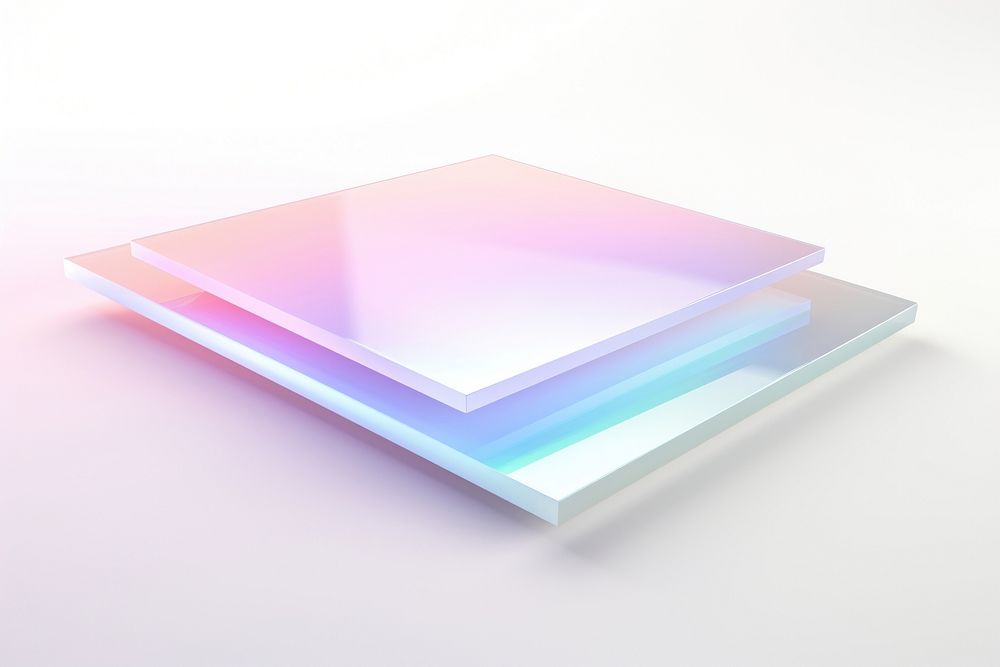 Elegant holographic simplicity technology rectangle. AI generated Image by rawpixel.