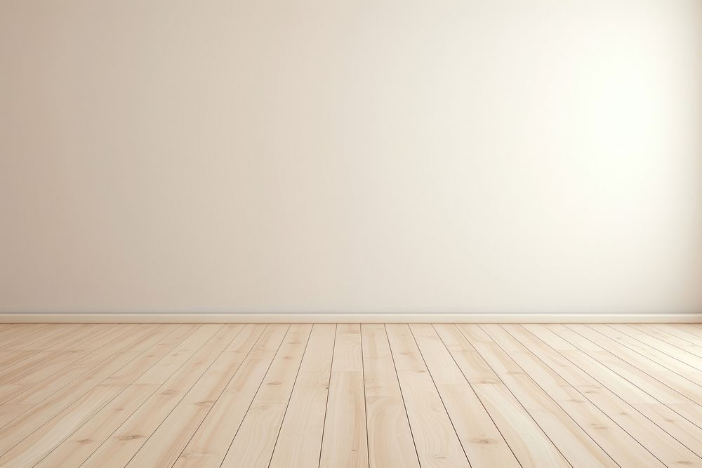 Empty wood floor backgrounds flooring architecture. AI generated Image by rawpixel.