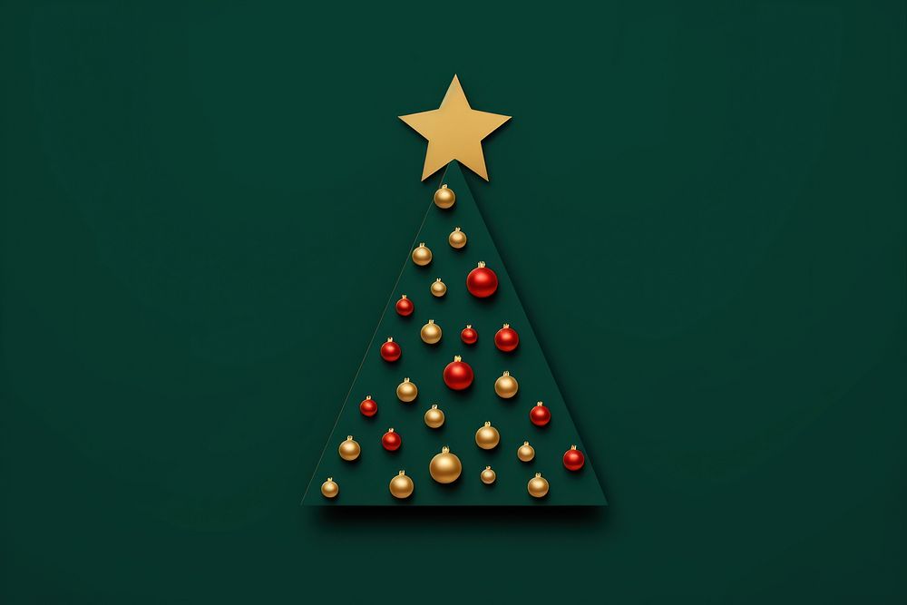 Christmas circle shape green. AI generated Image by rawpixel.
