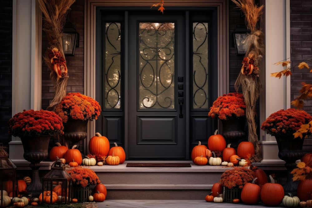 Door architecture decoration halloween. AI generated Image by rawpixel.