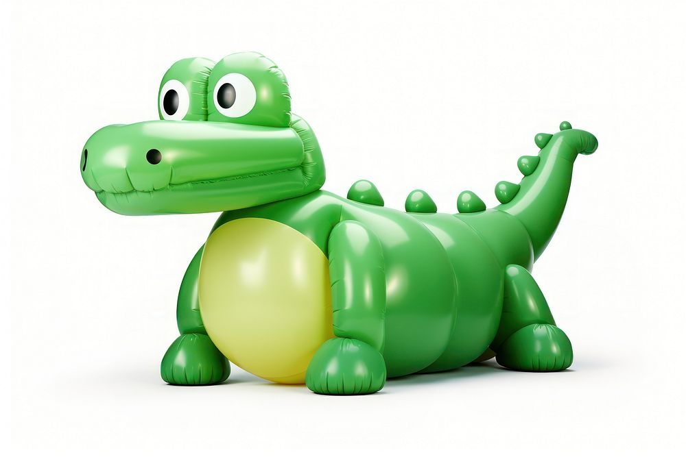 Crocodile inflatable reptile animal. AI generated Image by rawpixel.