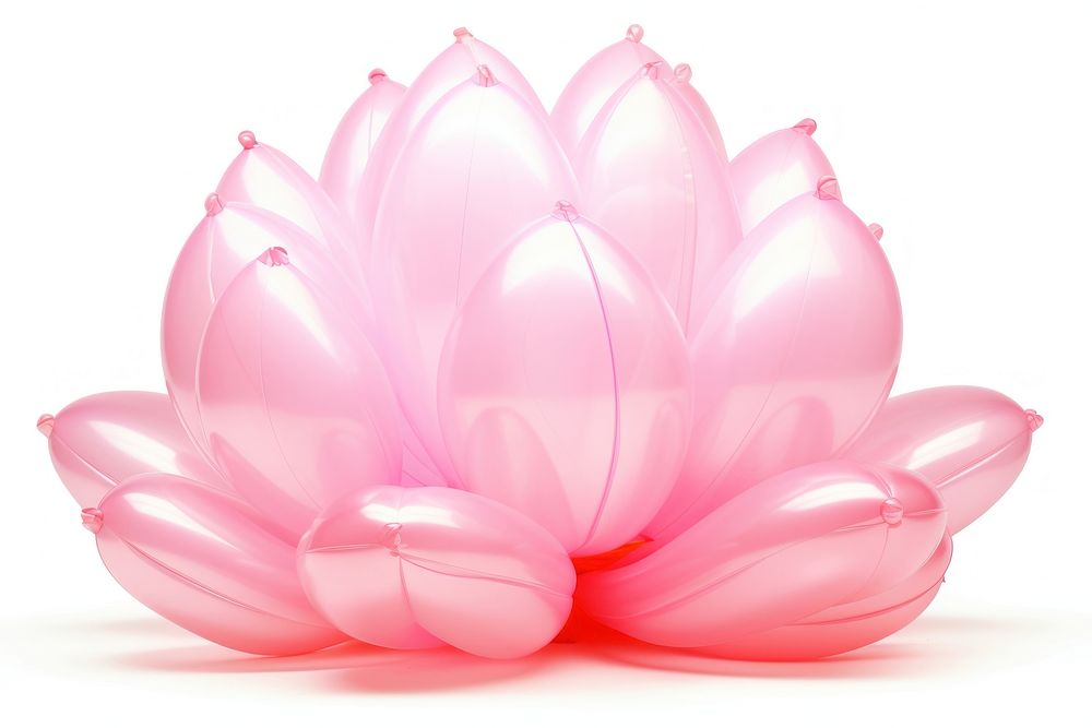 Lotus flower balloon nature petal. AI generated Image by rawpixel.
