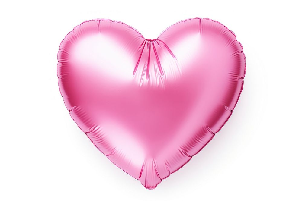 Heart Balloon Shape Pink. Ai 