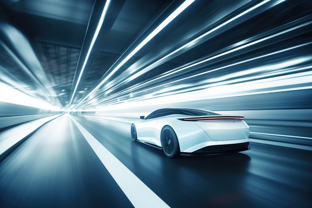 Technology background car vehicle motion. AI generated Image by rawpixel.