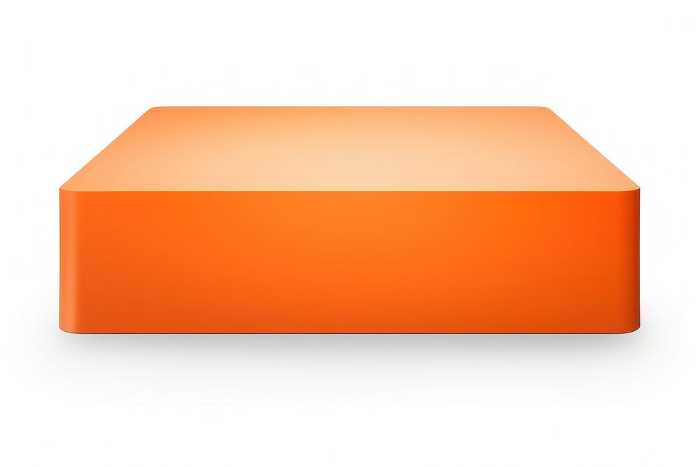 Orange ruber white background rectangle letterbox. AI generated Image by rawpixel.