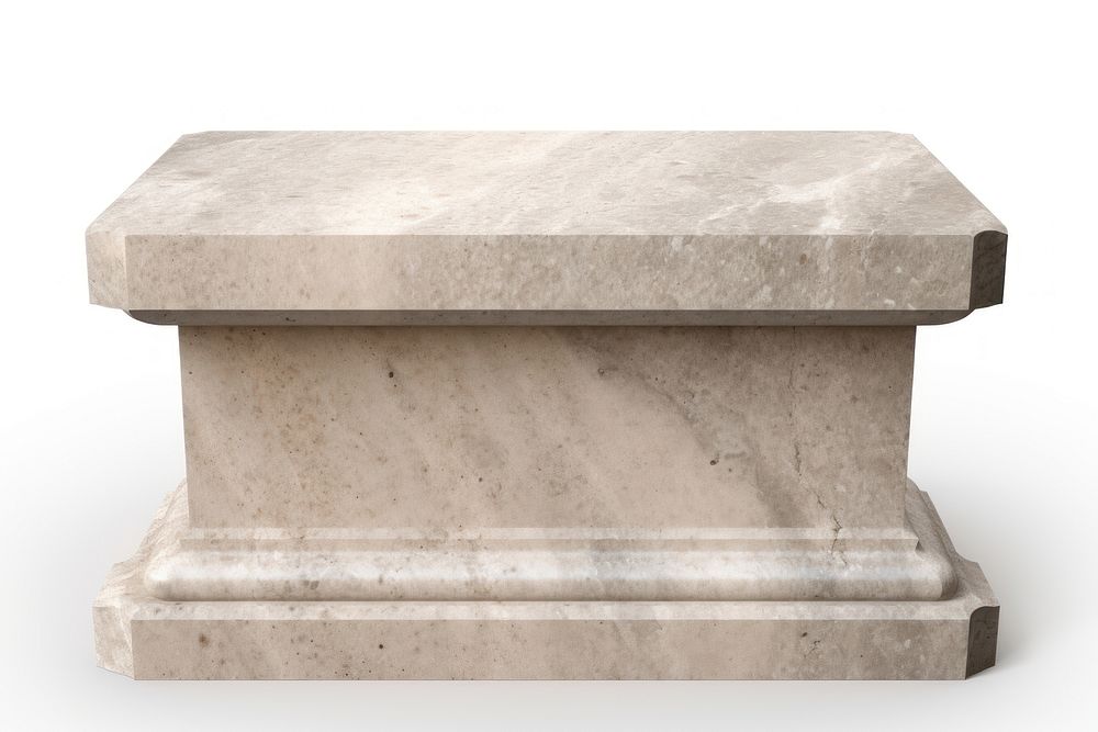 Stone white background architecture gravestone. AI generated Image by rawpixel.
