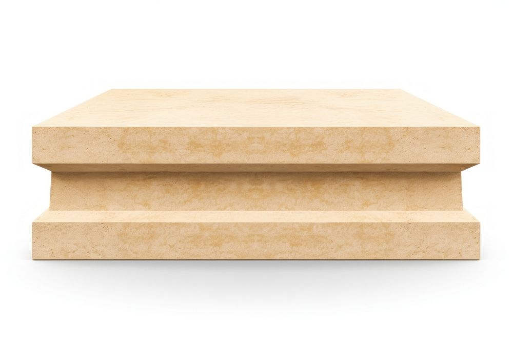 Sand stone plywood white background architecture. AI generated Image by rawpixel.